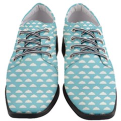 Little Clouds Blue  Women Heeled Oxford Shoes by ConteMonfrey