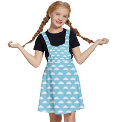 Little Clouds Blue  Kids  Apron Dress by ConteMonfrey