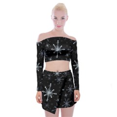 The Most Beautiful Stars Off Shoulder Top With Mini Skirt Set by ConteMonfrey