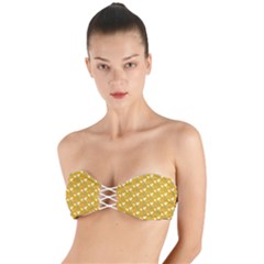 All My Heart For You  Twist Bandeau Bikini Top by ConteMonfrey