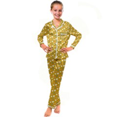 All My Heart For You  Kid s Satin Long Sleeve Pajamas Set by ConteMonfrey