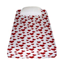 Billions Of Hearts Fitted Sheet (single Size) by ConteMonfrey