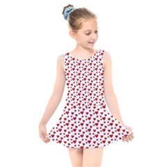 Billions Of Hearts Kids  Skater Dress Swimsuit by ConteMonfrey