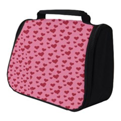 Cute Little Hearts Full Print Travel Pouch (Small)