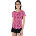 Cute Little Hearts Back Cut Out Sport Tee View1