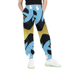 Abstract 3d Art New World Kids  Elastic Waist Pants