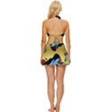 Abstract 3d Art New World Vintage Style Bikini Top and Skirt Set  View4