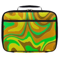 Groovy Wavy Pattern Colorful Pattern Full Print Lunch Bag by Wegoenart