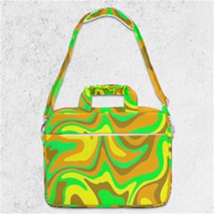 Groovy Wavy Pattern Colorful Pattern Macbook Pro 13  Shoulder Laptop Bag  by Wegoenart