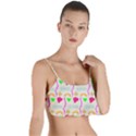 Geometric Shape Pattern Shapes Layered Top Bikini Top  View1