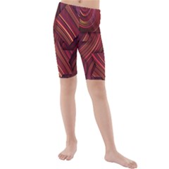 Shapes Shape Spiral Pattern Swirls Swril Kids  Mid Length Swim Shorts by Wegoenart