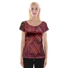 Shapes Shape Spiral Pattern Swirls Swril Cap Sleeve Top by Wegoenart