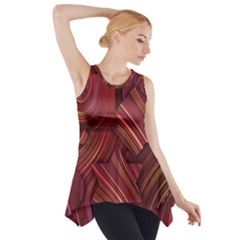 Shapes Shape Spiral Pattern Swirls Swril Side Drop Tank Tunic by Wegoenart