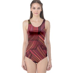 Shapes Shape Spiral Pattern Swirls Swril One Piece Swimsuit by Wegoenart