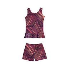 Shapes Shape Spiral Pattern Swirls Swril Kids  Boyleg Swimsuit by Wegoenart