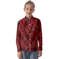 Shapes Shape Spiral Pattern Swirls Swril Kids  Long Sleeve Shirt by Wegoenart