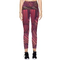 Shapes Shape Spiral Pattern Swirls Swril Pocket Leggings  by Wegoenart