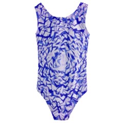 Cubes Cube Abstract Geometric Art Kids  Cut-out Back One Piece Swimsuit