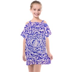 Cubes Cube Abstract Geometric Art Kids  One Piece Chiffon Dress by Wegoenart