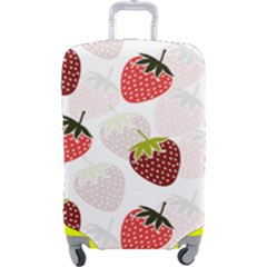 Strawberry Fruit Pattern Background Luggage Cover (large) by Wegoenart