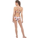 Strawberry Fruit Pattern Background High Neck Bikini Set View2