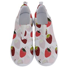 Strawberry Fruit Pattern Background No Lace Lightweight Shoes by Wegoenart