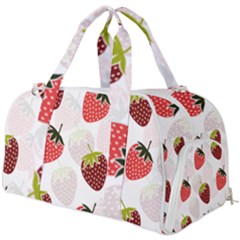 Strawberry Fruit Pattern Background Burner Gym Duffel Bag