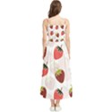 Strawberry Fruit Pattern Background Boho Sleeveless Summer Dress View2