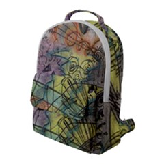 Energy Flow Intuition Flap Pocket Backpack (large) by Wegoenart