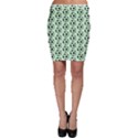 Pattern Ball Soccer Background Bodycon Skirt View1