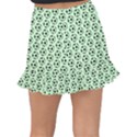 Pattern Ball Soccer Background Fishtail Mini Chiffon Skirt View2