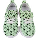 Pattern Ball Soccer Background Kids  Velcro Strap Shoes View1