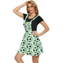 Pattern Ball Soccer Background Apron Dress View2