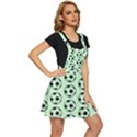 Pattern Ball Soccer Background Apron Dress View3