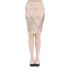 Romantic Little Hearts   Midi Wrap Pencil Skirt by ConteMonfrey