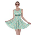 Contrasting Leaves Skater Dress View1