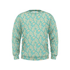 Contrasting Leaves Kids  Sweatshirt by ConteMonfrey