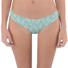 Contrasting Leaves Reversible Hipster Bikini Bottoms by ConteMonfrey