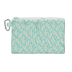 Contrasting Leaves Canvas Cosmetic Bag (large) by ConteMonfrey