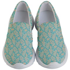 Contrasting Leaves Kids Lightweight Slip Ons by ConteMonfrey