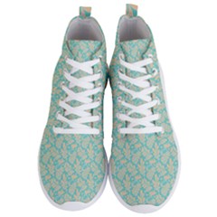 Contrasting Leaves Men s Lightweight High Top Sneakers by ConteMonfrey