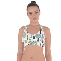 Chrismas Tree Greeen  Cross String Back Sports Bra by nateshop