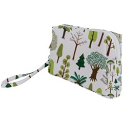 Chrismas Tree Greeen  Wristlet Pouch Bag (small) by nateshop