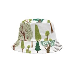 Chrismas Tree Greeen  Inside Out Bucket Hat (kids) by nateshop