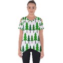 Chrismas Tree Greeen Cut Out Side Drop Tee View1