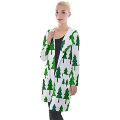 Chrismas Tree Greeen Hooded Pocket Cardigan by nateshop