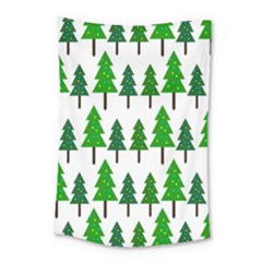 Chrismas Tree Greeen Small Tapestry by nateshop