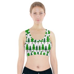 Chrismas Tree Greeen Sports Bra With Pocket by nateshop