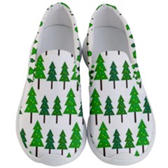 Chrismas Tree Greeen Men s Lightweight Slip Ons by nateshop