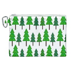 Chrismas Tree Greeen Canvas Cosmetic Bag (xl) by nateshop